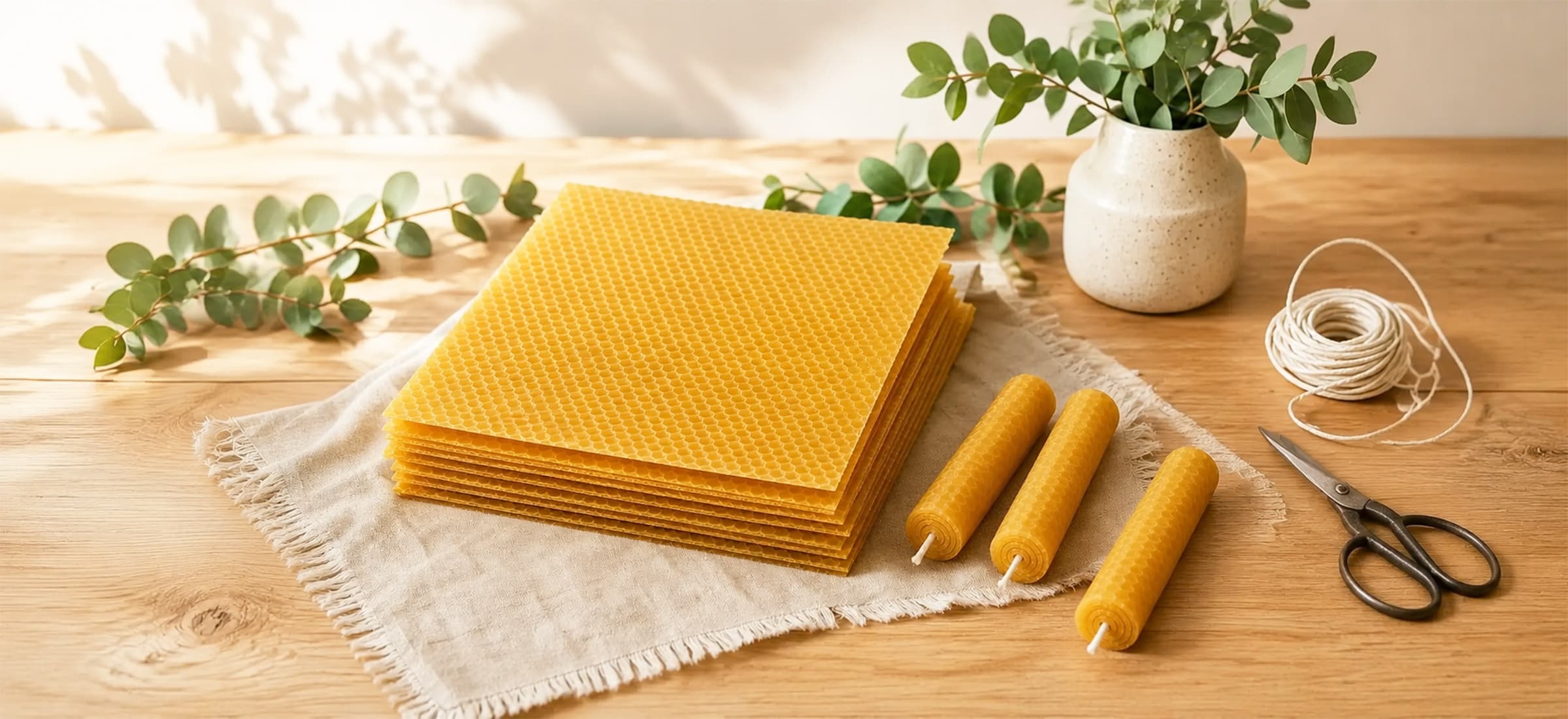 Bingfuego Beeswax Candle Making Kit for Kids